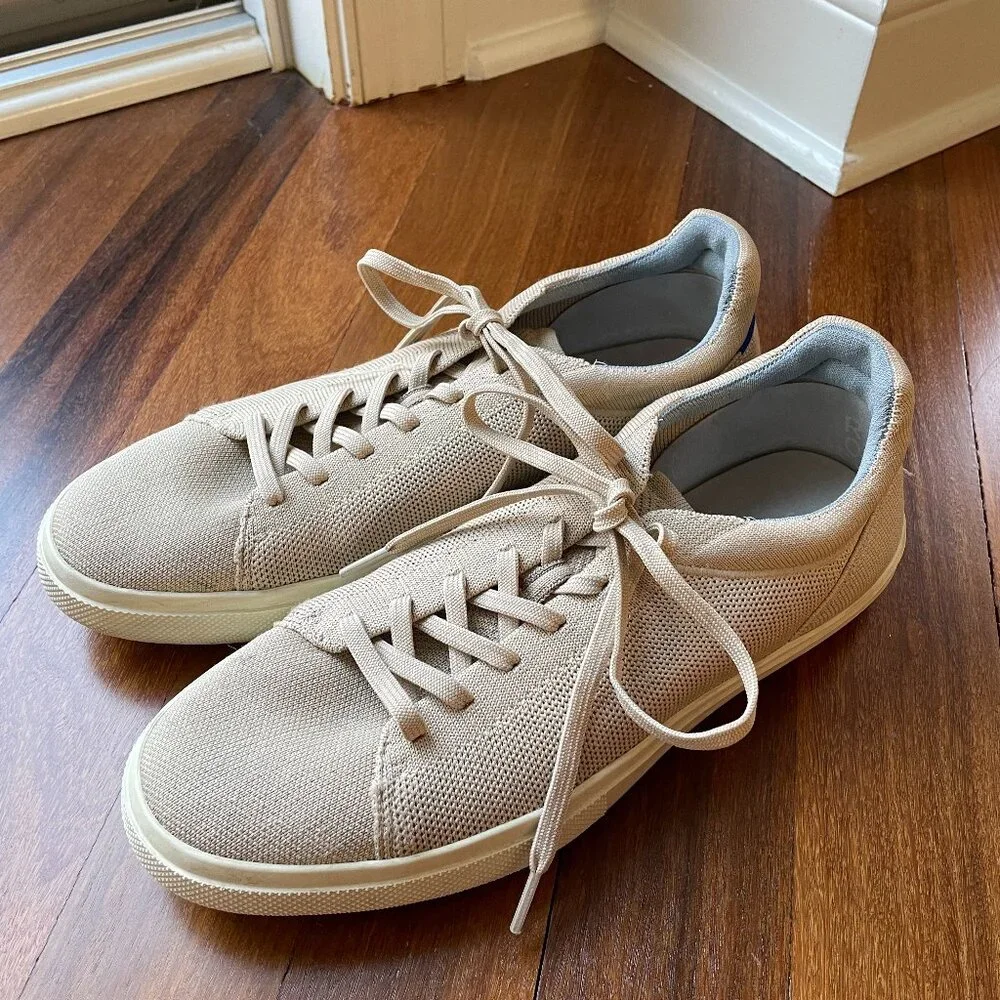 Rothy's Men's Tan RS02 Sz 11 Tan Sneakers